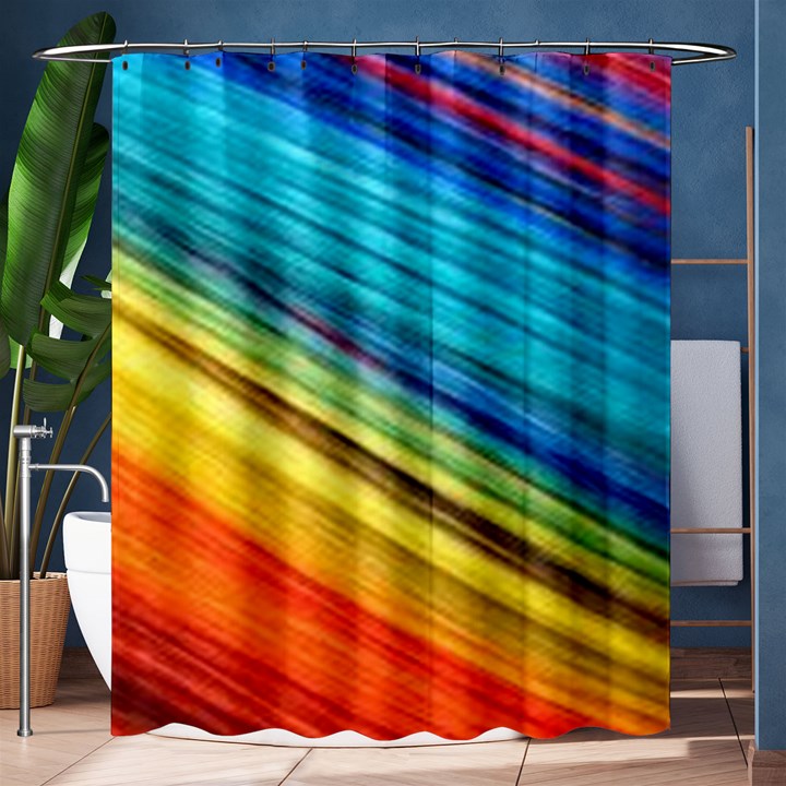 RAINBOW Shower Curtain 60  x 72  (Medium) 