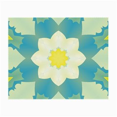 Pattern Flower Abstract Pastel Small Glasses Cloth by Simbadda