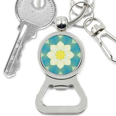 Pattern Flower Abstract Pastel Bottle Opener Key Chains by Simbadda