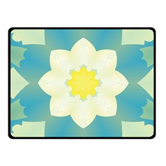 Pattern Flower Abstract Pastel Fleece Blanket (small) by Simbadda