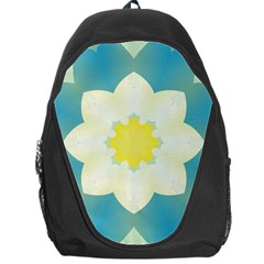 Pattern Flower Abstract Pastel Backpack Bag by Simbadda