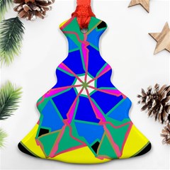 Mandala Wheel Pattern Ornament Christmas Tree Ornament (two Sides) by Simbadda