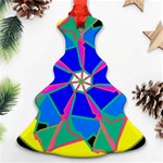 Mandala Wheel Pattern Ornament Christmas Tree Ornament (Two Sides) Front