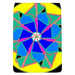 Mandala Wheel Pattern Ornament Removable Flap Cover (s) by Simbadda