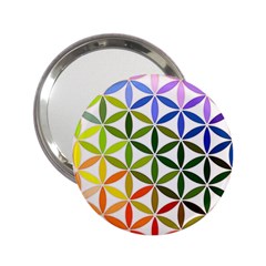 Mandala Rainbow Colorful Reiki 2 25  Handbag Mirrors by Simbadda