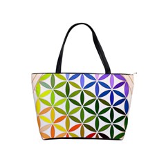 Mandala Rainbow Colorful Reiki Classic Shoulder Handbag by Simbadda