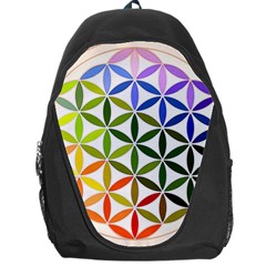 Mandala Rainbow Colorful Reiki Backpack Bag by Simbadda