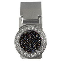 Symbol Wheel Mandala Design Money Clips (cz)  by Simbadda