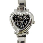 Symbol Wheel Mandala Design Heart Italian Charm Watch Front