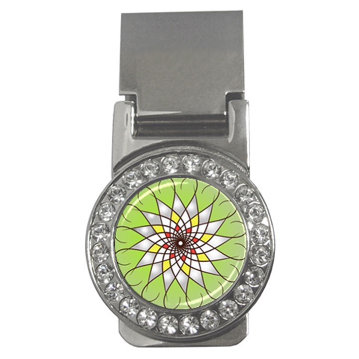 Mandala Model Figure Graphics Money Clips (CZ) 