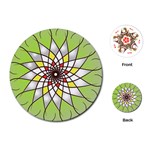 Mandala Model Figure Graphics Playing Cards (Round) Front