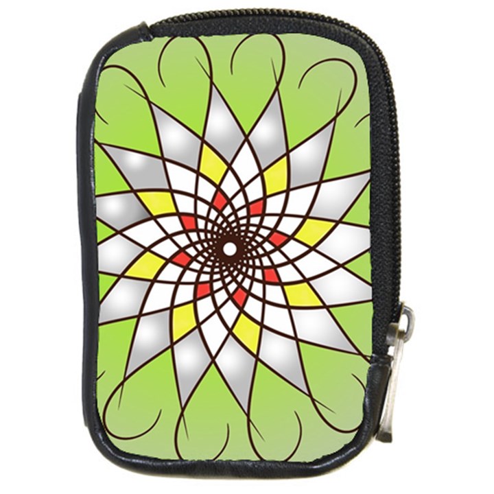 Mandala Model Figure Graphics Compact Camera Leather Case