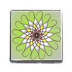 Mandala Model Figure Graphics Memory Card Reader (Square 5 Slot) Front