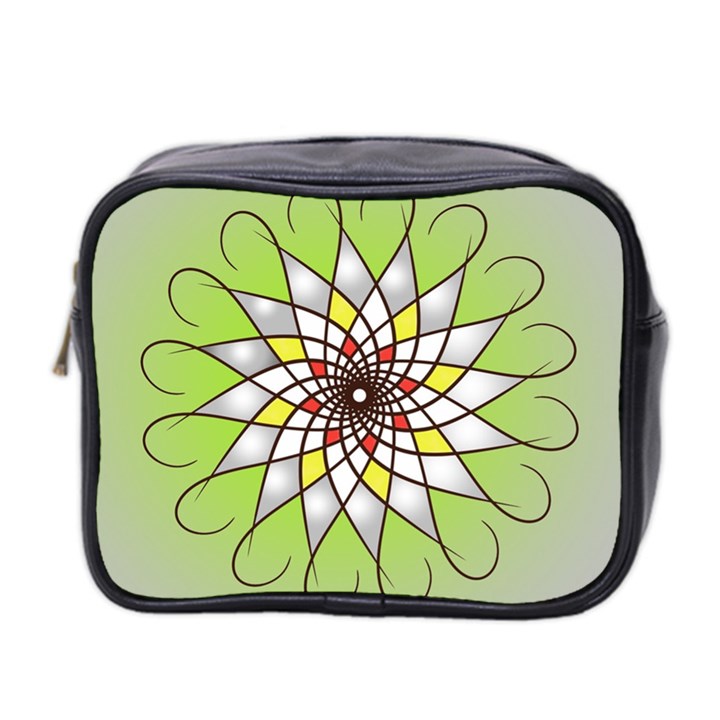 Mandala Model Figure Graphics Mini Toiletries Bag (Two Sides)