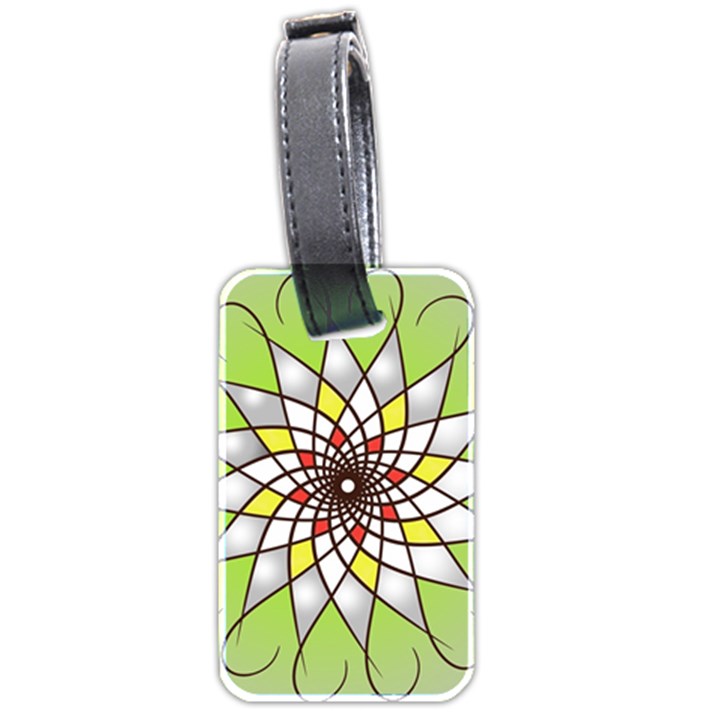 Mandala Model Figure Graphics Luggage Tags (Two Sides)