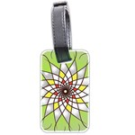 Mandala Model Figure Graphics Luggage Tags (Two Sides) Back