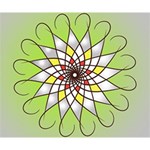 Mandala Model Figure Graphics Deluxe Canvas 14  x 11  (Stretched) 14  x 11  x 1.5  Stretched Canvas