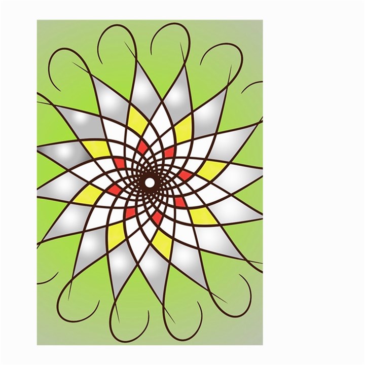 Mandala Model Figure Graphics Small Garden Flag (Two Sides)