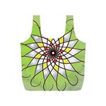 Mandala Model Figure Graphics Full Print Recycle Bag (S) Front