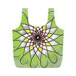 Mandala Model Figure Graphics Full Print Recycle Bag (M) Front