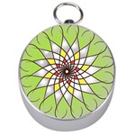 Mandala Model Figure Graphics Silver Compasses Front