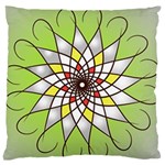 Mandala Model Figure Graphics Large Flano Cushion Case (Two Sides) Front