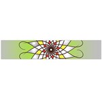 Mandala Model Figure Graphics Large Flano Scarf  Front