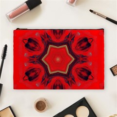 Chakra Art Heart Healing Red Cosmetic Bag (large) by Simbadda