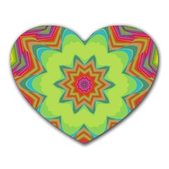 Abstract Art Abstract Background Pattern Heart Mousepads by Simbadda