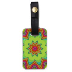 Abstract Art Abstract Background Pattern Luggage Tags (one Side)  by Simbadda