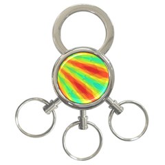 Graphic Kaleidoscope Geometric 3-ring Key Chains by Simbadda