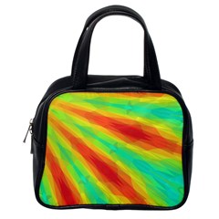 Graphic Kaleidoscope Geometric Classic Handbag (one Side) by Simbadda