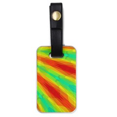 Graphic Kaleidoscope Geometric Luggage Tags (one Side)  by Simbadda