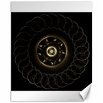 Fractal Gold Mandala Fractal Art Canvas 11  x 14  10.95 x13.48  Canvas - 1