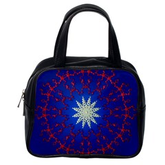 Mandala Abstract Fractal Patriotic Classic Handbag (one Side) by Simbadda