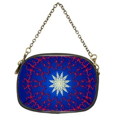 Mandala Abstract Fractal Patriotic Chain Purse (two Sides) by Simbadda