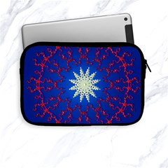 Mandala Abstract Fractal Patriotic Apple Ipad Mini Zipper Cases by Simbadda