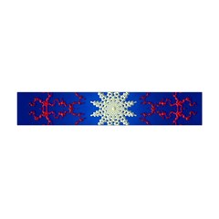 Mandala Abstract Fractal Patriotic Flano Scarf (mini) by Simbadda