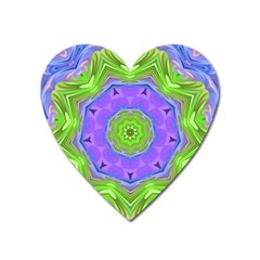 Abstract Art Colorful Heart Magnet by Simbadda