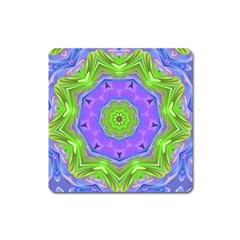 Abstract Art Colorful Square Magnet