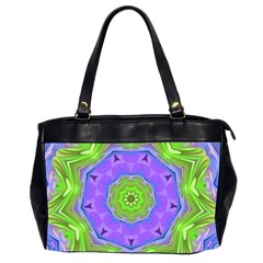 Abstract Art Colorful Oversize Office Handbag (2 Sides) by Simbadda