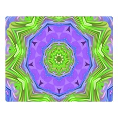 Abstract Art Colorful Double Sided Flano Blanket (large)  by Simbadda