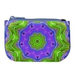 Abstract Art Colorful Large Coin Purse by Simbadda