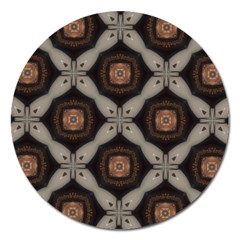 Texture Background Pattern Magnet 5  (round)