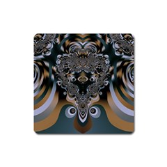 Art Pattern Fractal Art Artwork Design Square Magnet