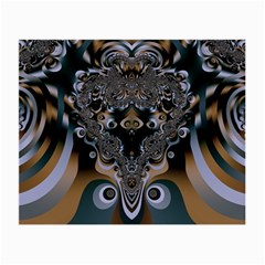 Art Pattern Fractal Art Artwork Design Small Glasses Cloth (2-side) by Simbadda