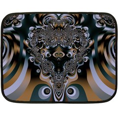 Art Pattern Fractal Art Artwork Design Fleece Blanket (mini) by Simbadda