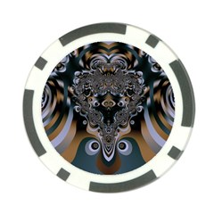 Art Pattern Fractal Art Artwork Design Poker Chip Card Guard (10 Pack) by Simbadda