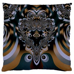 Art Pattern Fractal Art Artwork Design Standard Flano Cushion Case (two Sides) by Simbadda