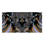 Art Pattern Fractal Art Artwork Design Satin Shawl Front